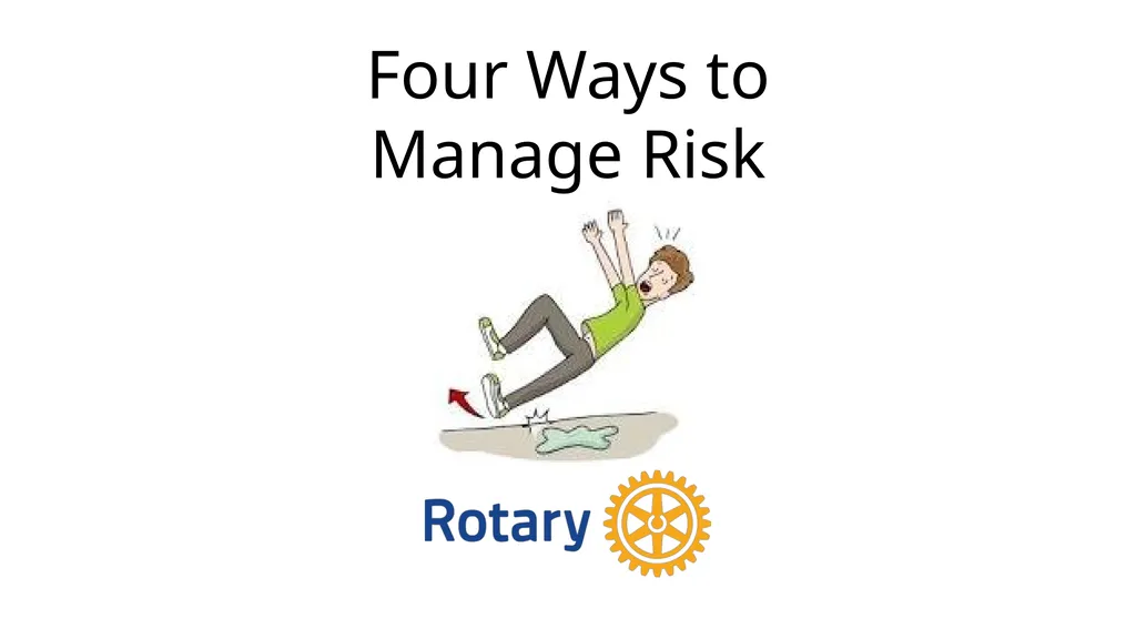 RISK MANAGEMENT District 7475 May 6, 2024 Four - slide 2 of 30