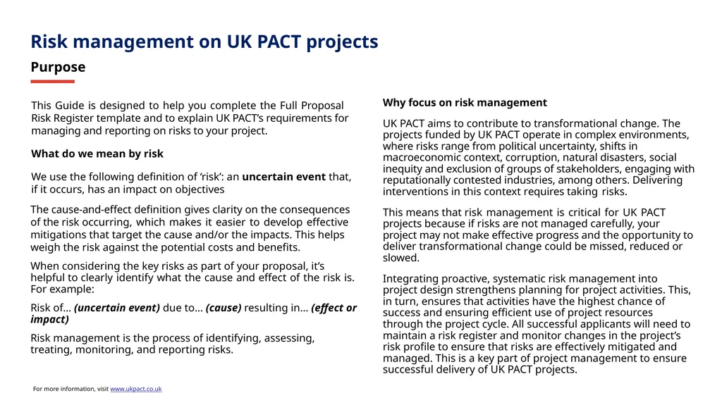V 2.0 July 2024 How to manage risks in your - slide 2 of 9