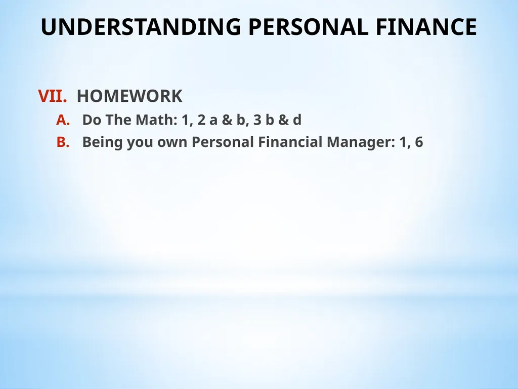FIN 235 SPRING 2013 CHAPTER 1 UNDERSTANDING - slide 8 of 8