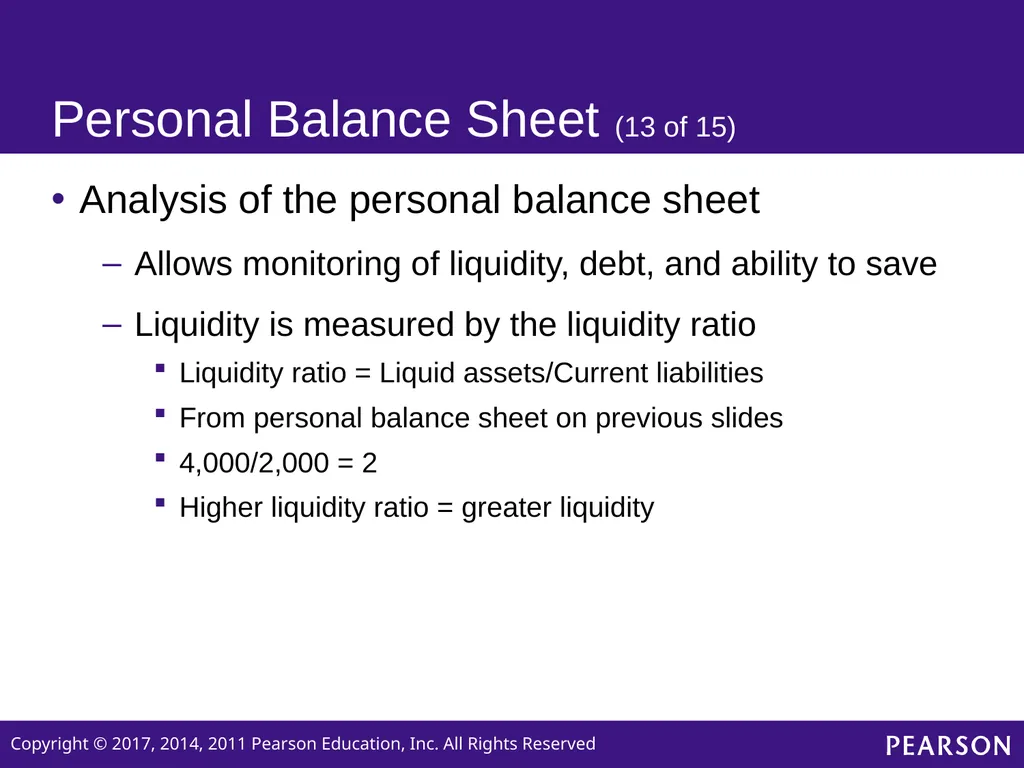 Personal Finance SIXTH EDITION Chapter 2 Planning - slide 34 of 41