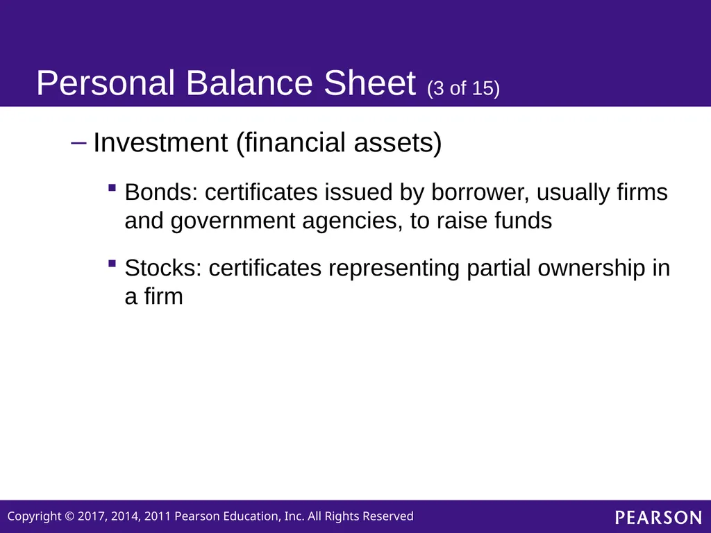 Personal Finance SIXTH EDITION Chapter 2 Planning - slide 21 of 41