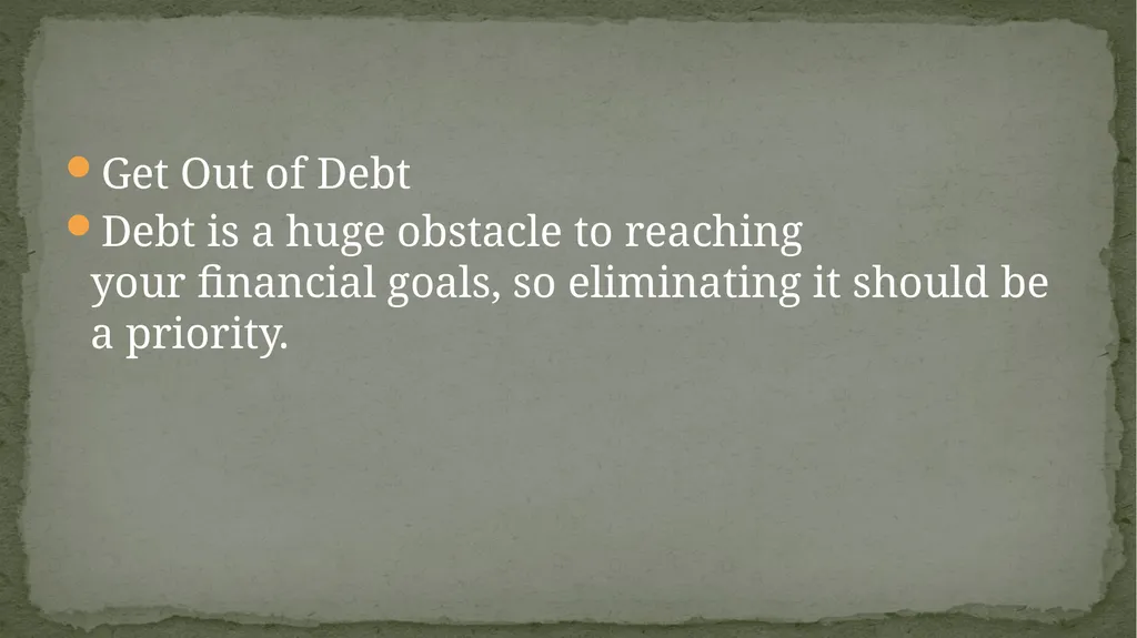 MANAGING PERSONAL FINANCES FOR OPTIMAL PERFORMANCE - slide 16 of 61