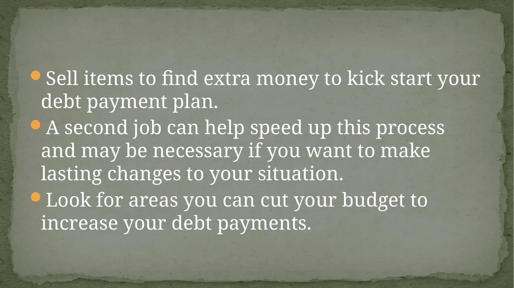MANAGING PERSONAL FINANCES FOR OPTIMAL PERFORMANCE - slide 19 of 61