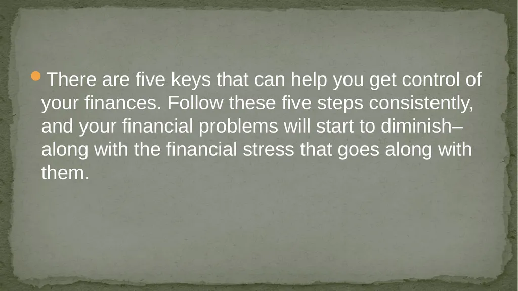MANAGING PERSONAL FINANCES FOR OPTIMAL PERFORMANCE - slide 4 of 61
