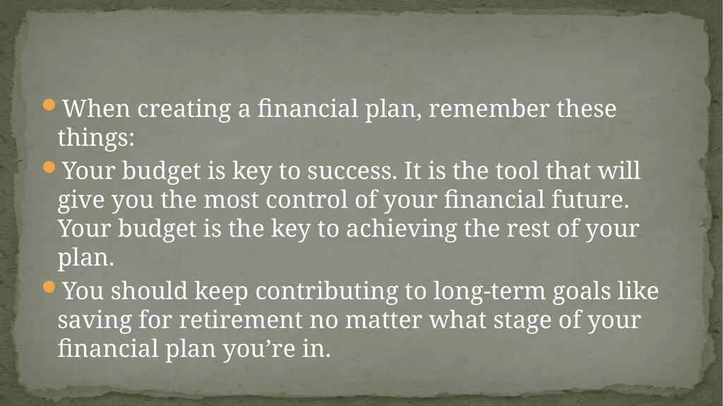 MANAGING PERSONAL FINANCES FOR OPTIMAL PERFORMANCE - slide 11 of 61