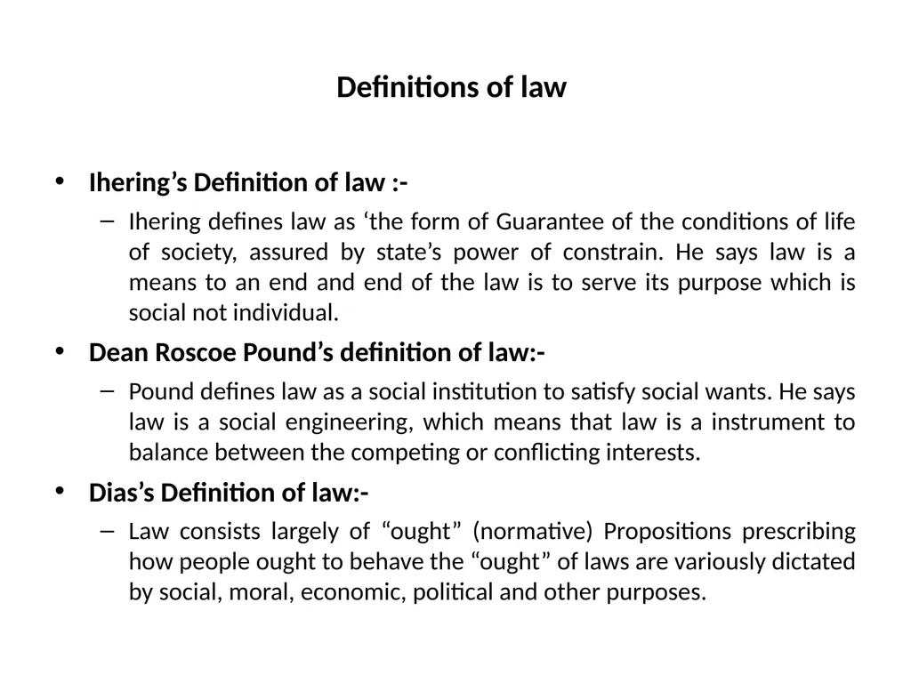 Law: An Introduction By Dr Pramod Kumar Law: - slide 9 of 15
