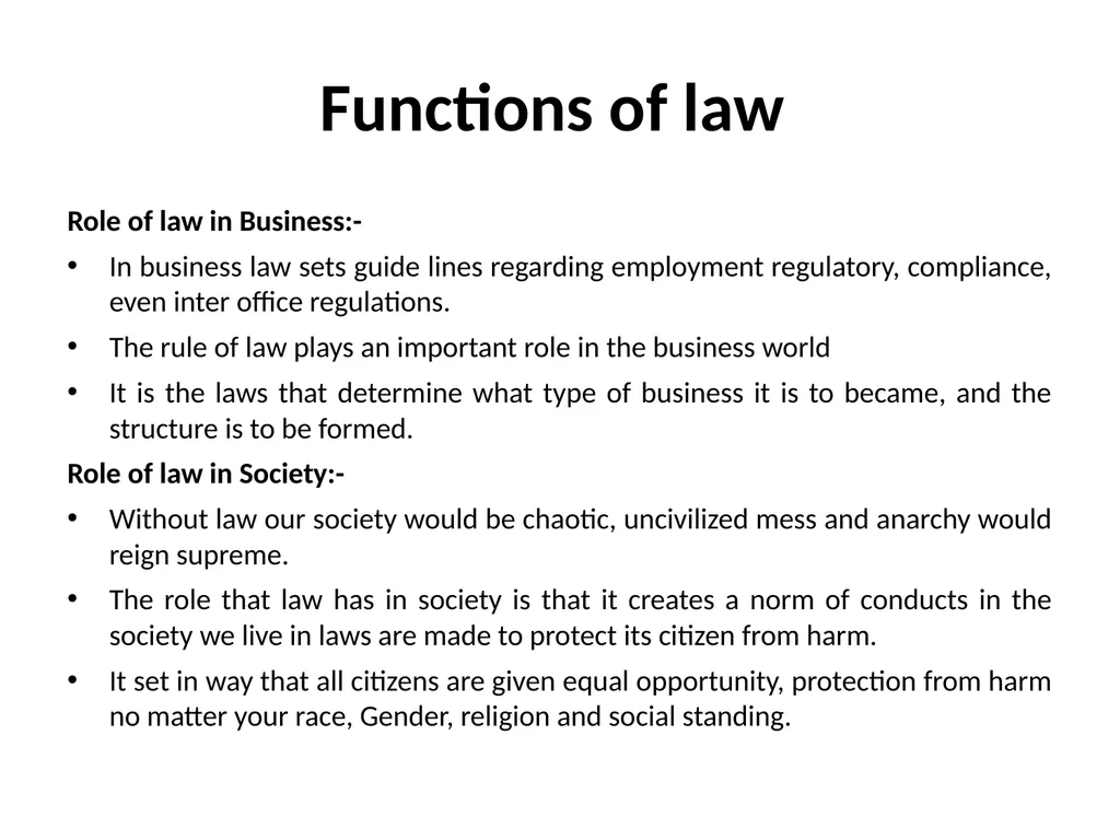 Law: An Introduction By Dr Pramod Kumar Law: - slide 14 of 15