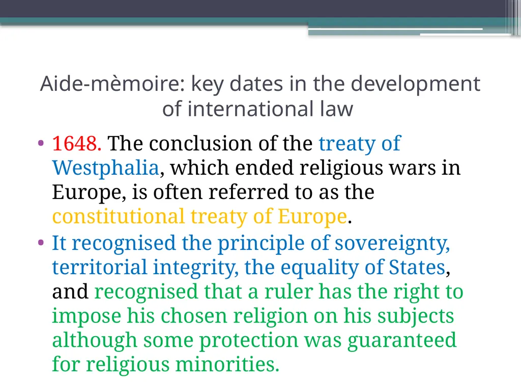 International Law History and Nature INTRODUCTION - slide 28 of 68