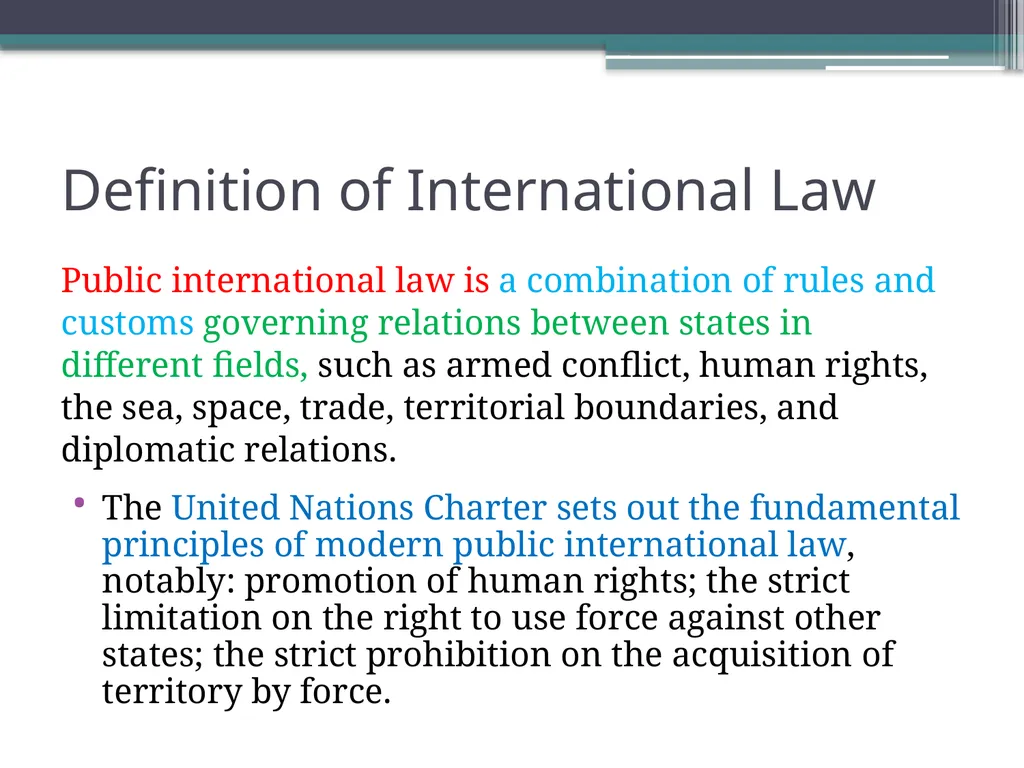 International Law History and Nature INTRODUCTION - slide 4 of 68