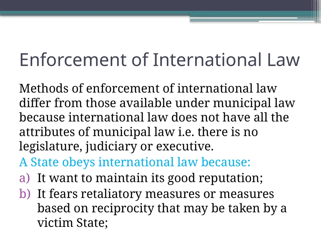 International Law History and Nature INTRODUCTION - slide 14 of 68