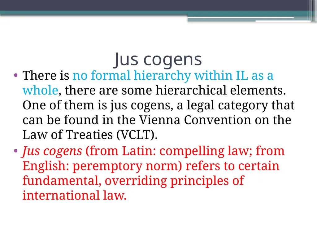 International Law History and Nature INTRODUCTION - slide 21 of 68