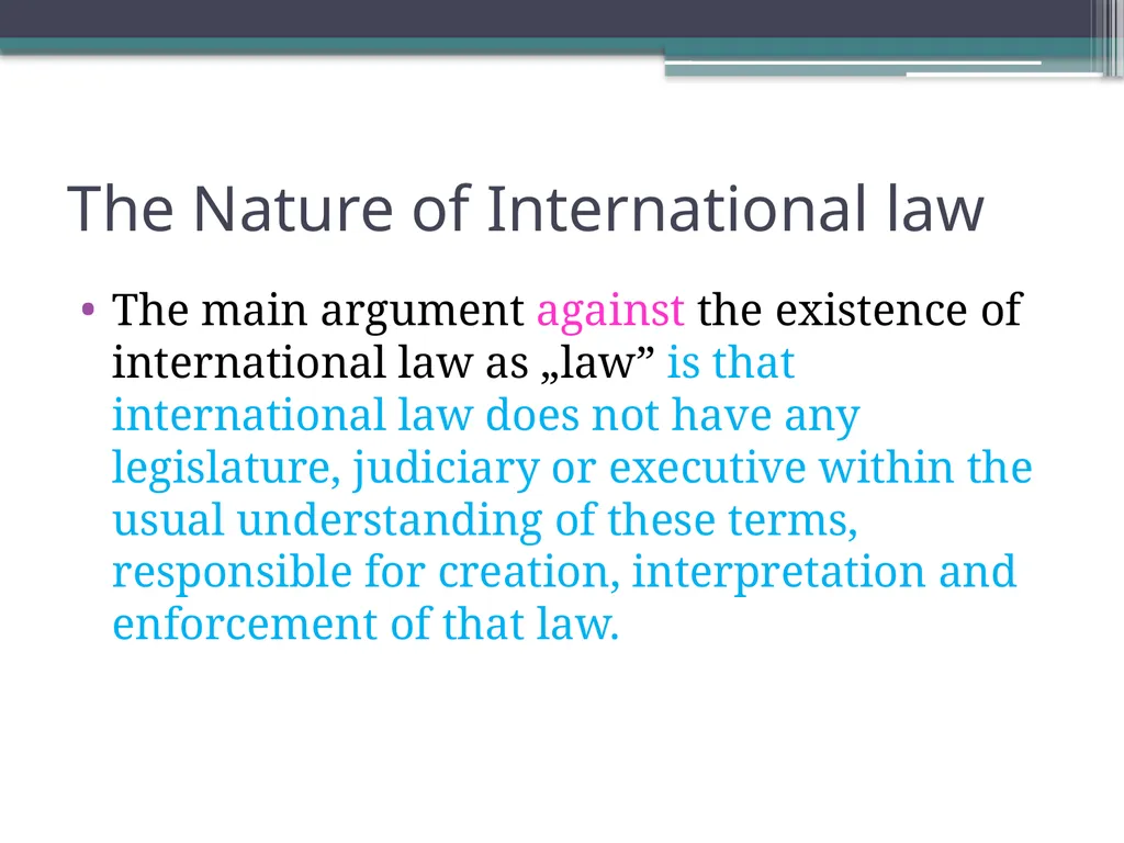 International Law History and Nature INTRODUCTION - slide 7 of 68