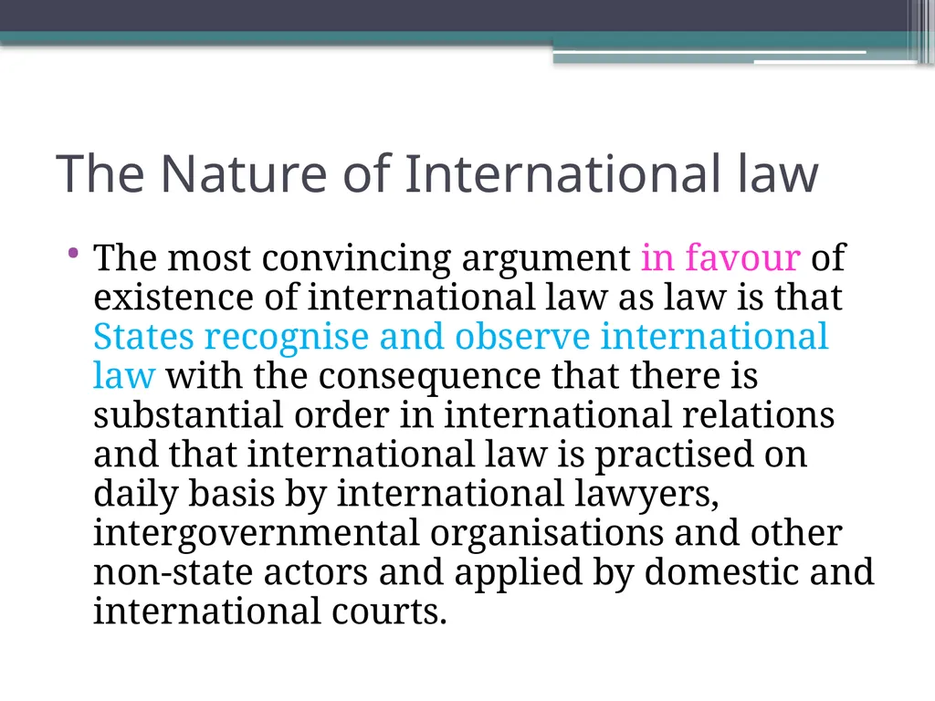 International Law History and Nature INTRODUCTION - slide 8 of 68