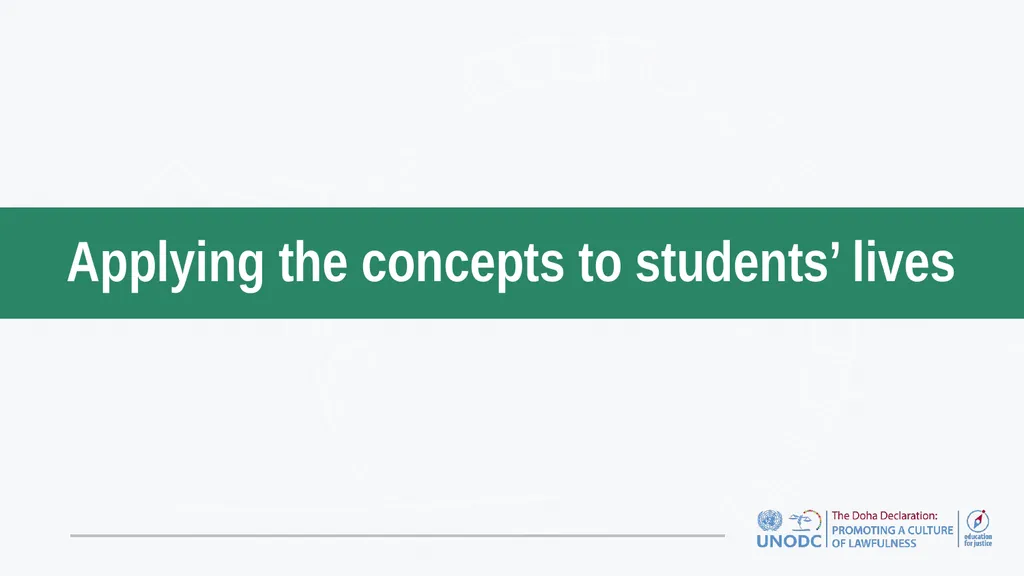 Education for Justice (E4J) Integrity and Ethics - slide 12 of 13