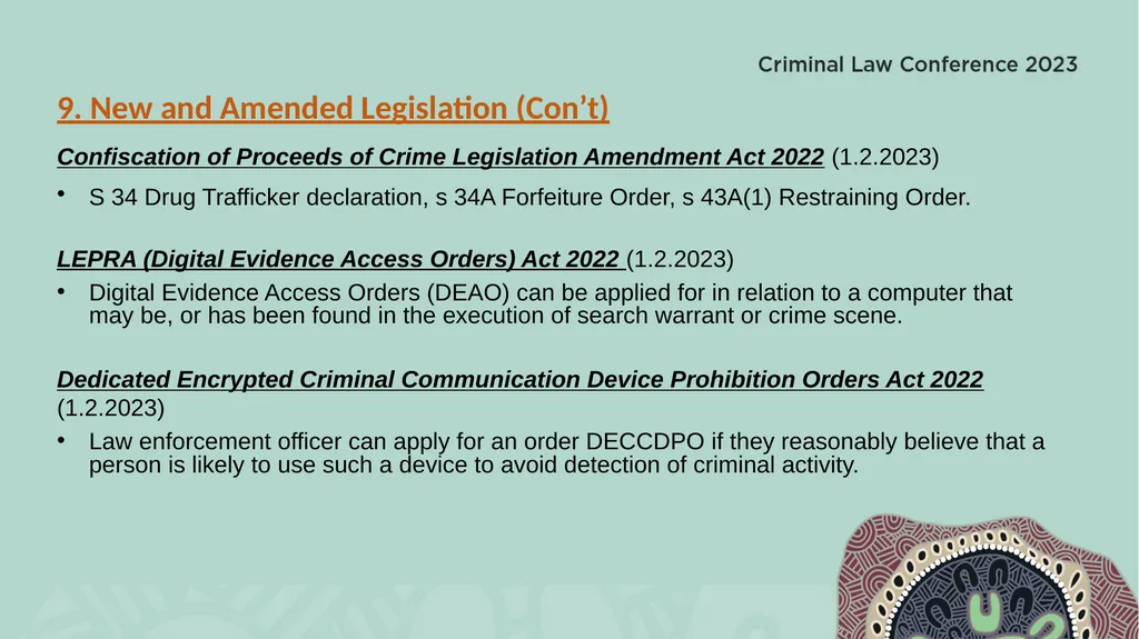 Criminal Law Update 2023 Presentation by Nathan - slide 12 of 13