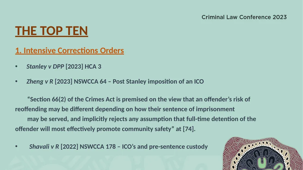 Criminal Law Update 2023 Presentation by Nathan - slide 2 of 13