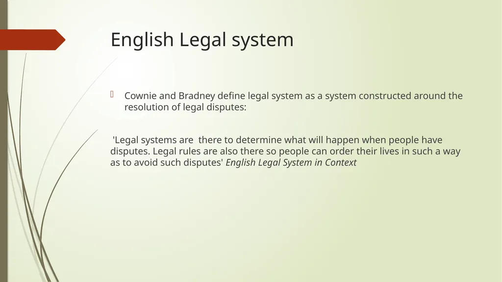 Common Law Contracts, Arbitration and Advocacy - slide 9 of 34