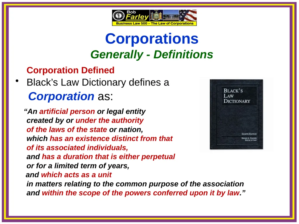 Slide Set Three A: Preincorporation Last Time We - slide 6 of 21