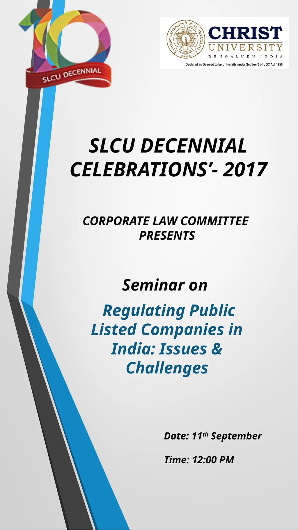 Seminar on Regulating Public Listed Companies in - slide 1 of 4