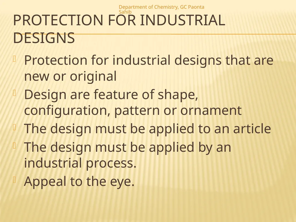 Chapter 4: Intellectual Property Department of - slide 17 of 19