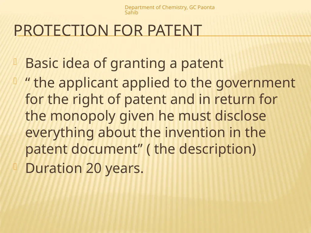 Chapter 4: Intellectual Property Department of - slide 14 of 19