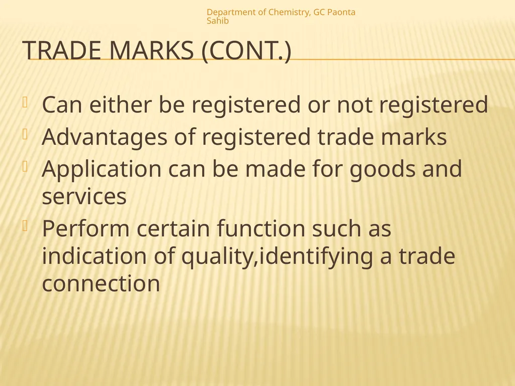 Chapter 4: Intellectual Property Department of - slide 12 of 19