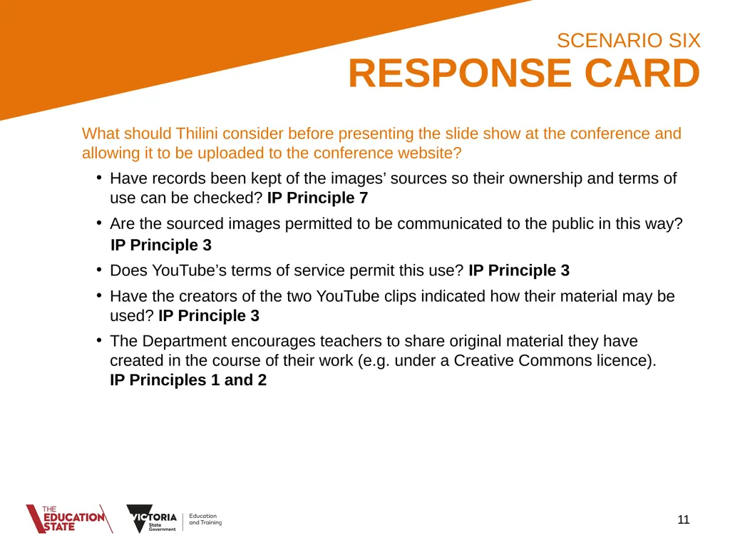 Intellectual Property and Copyright POLICY - slide 11 of 13