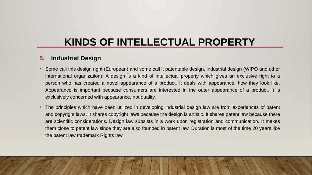 Introduction to Intellectual Property Right By - slide 9 of 10