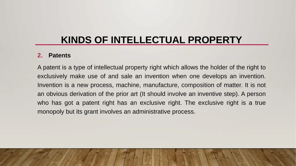 Introduction to Intellectual Property Right By - slide 6 of 10