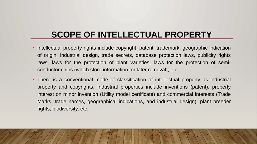 Introduction to Intellectual Property Right By - slide 4 of 10