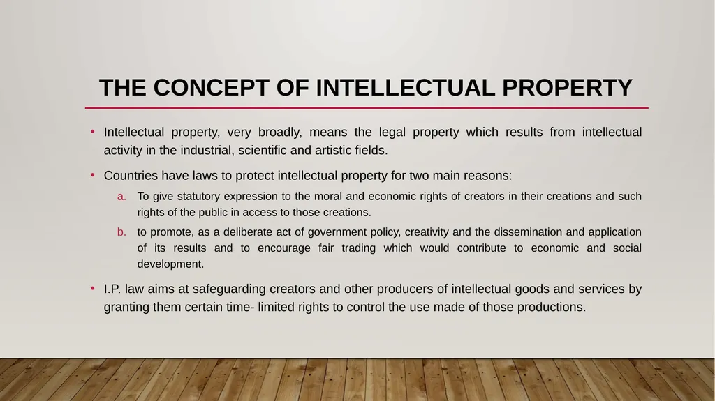 Introduction to Intellectual Property Right By - slide 3 of 10