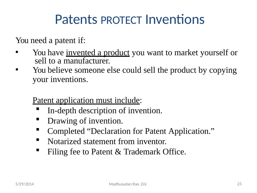 Intellectual Property Rights (IPR) - slide 23 of 69