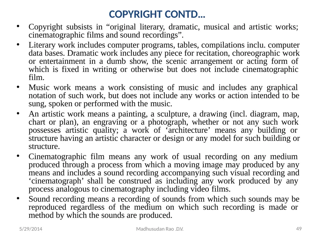 Intellectual Property Rights (IPR) - slide 49 of 69