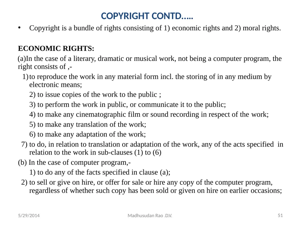 Intellectual Property Rights (IPR) - slide 51 of 69