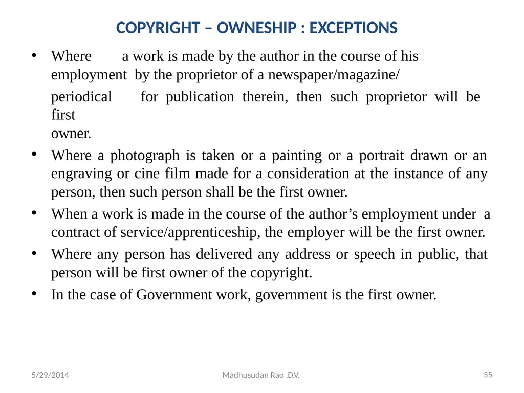 Intellectual Property Rights (IPR) - slide 55 of 69