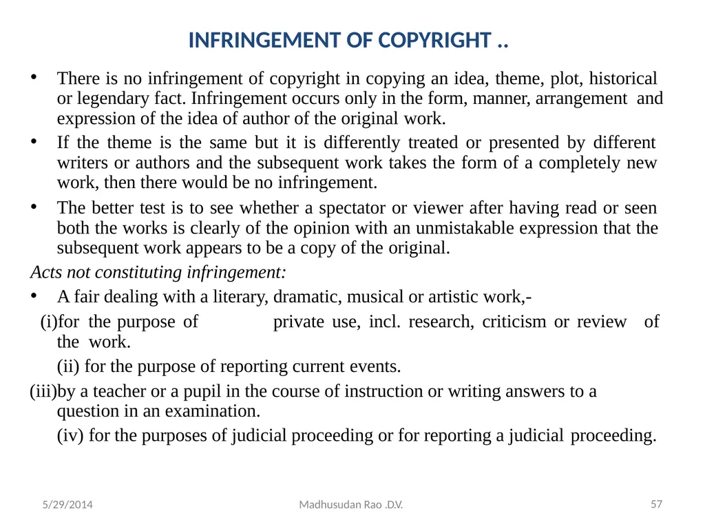 Intellectual Property Rights (IPR) - slide 57 of 69