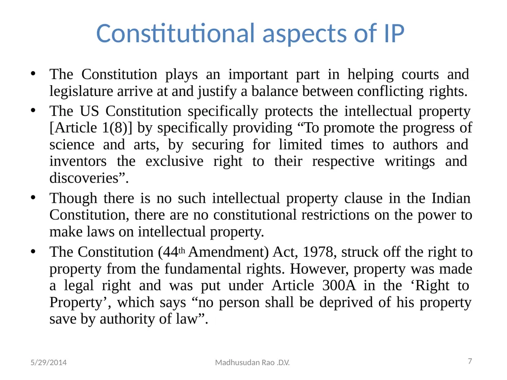 Intellectual Property Rights (IPR) - slide 7 of 69