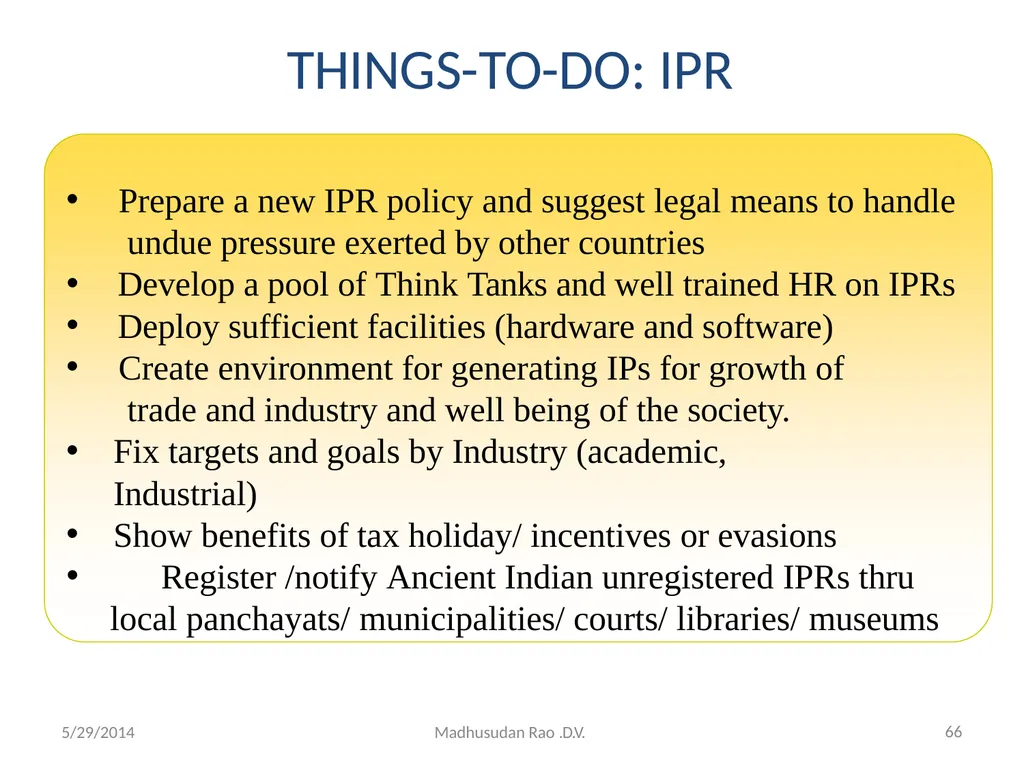Intellectual Property Rights (IPR) - slide 66 of 69
