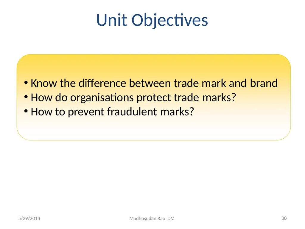 Intellectual Property Rights (IPR) - slide 30 of 69