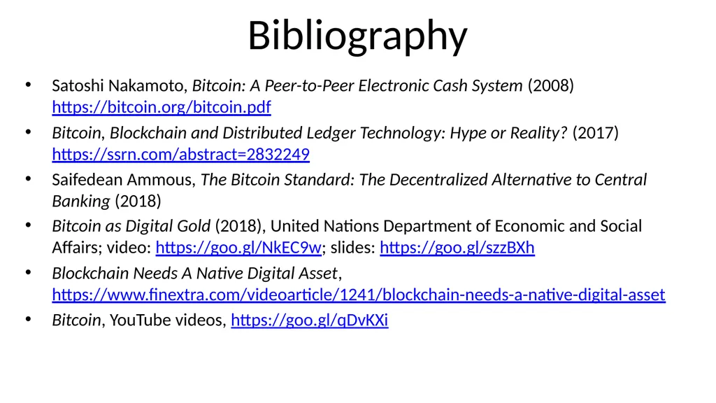 Bitcoin and Blockchain Technology: A Quick - slide 48 of 50