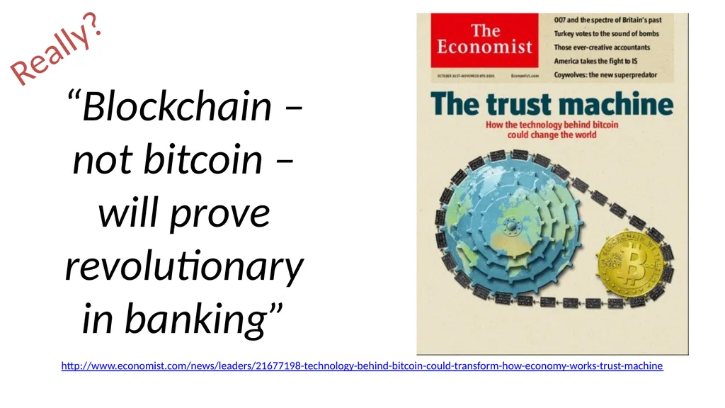 Bitcoin and Blockchain Technology: A Quick - slide 28 of 50