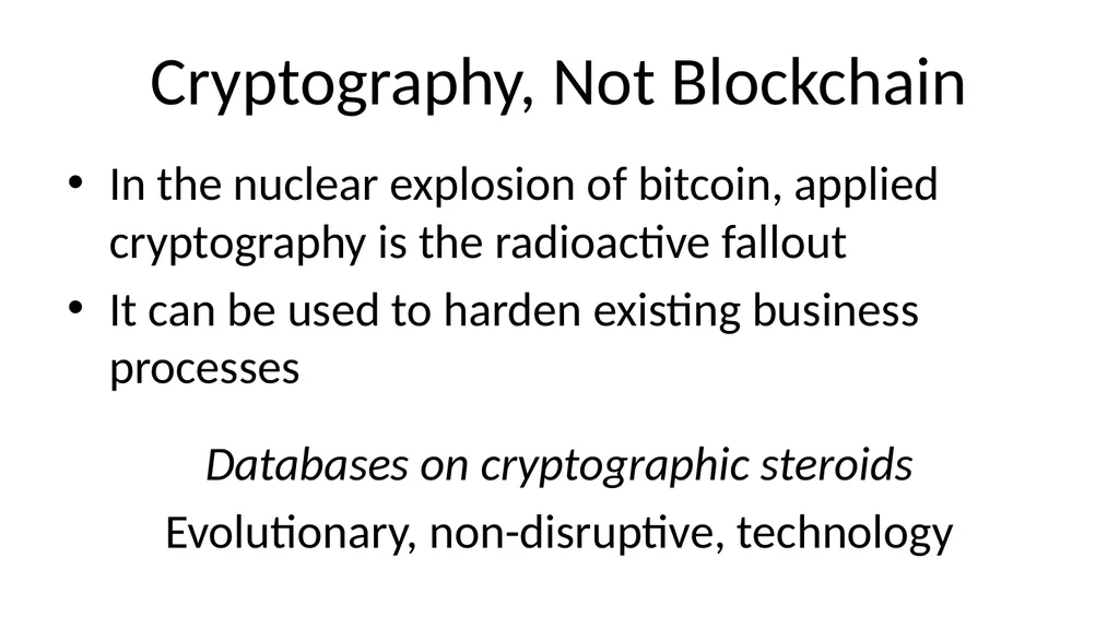 Bitcoin and Blockchain Technology: A Quick - slide 35 of 50