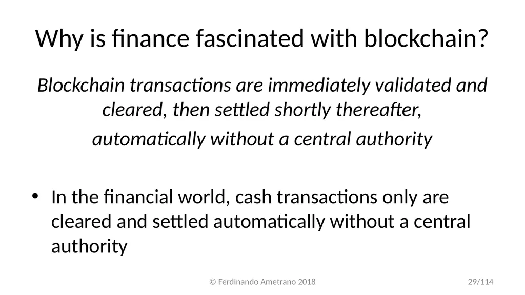 Bitcoin and Blockchain Technology: A Quick - slide 29 of 50