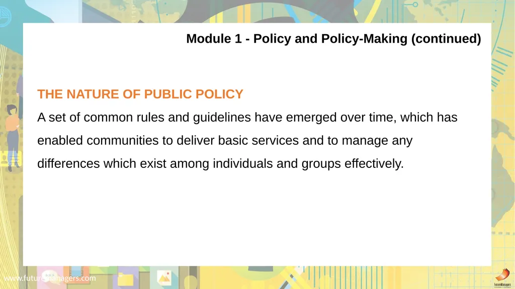 Public Administration N5 www.futuremanagers.com - slide 3 of 36