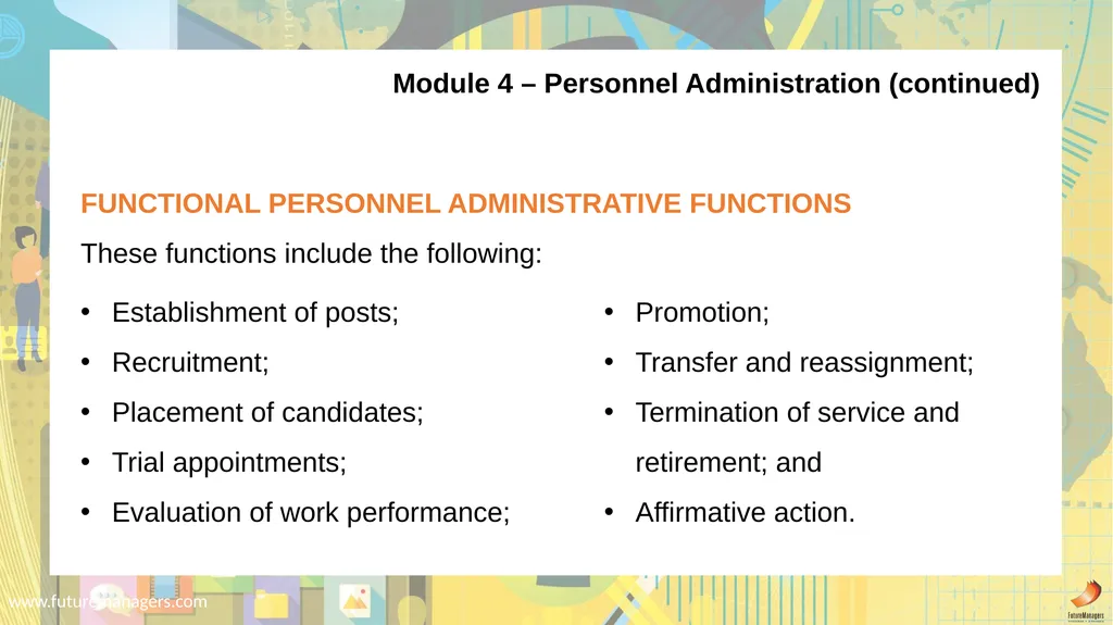 Public Administration N5 www.futuremanagers.com - slide 34 of 36