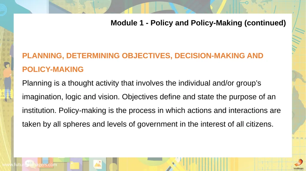 Public Administration N5 www.futuremanagers.com - slide 4 of 36
