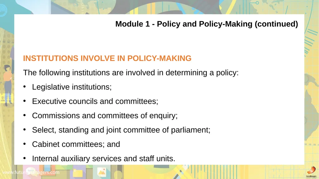 Public Administration N5 www.futuremanagers.com - slide 7 of 36
