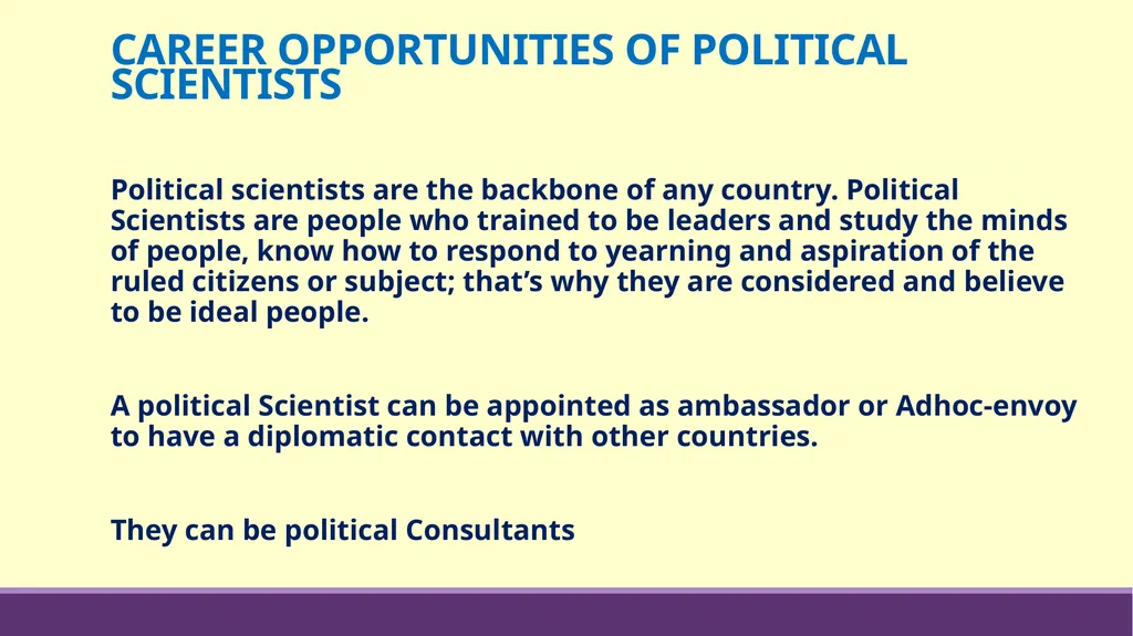 DEPARTMENT OF POLITICAL SCIENCE MINOR COURSES - slide 11 of 16