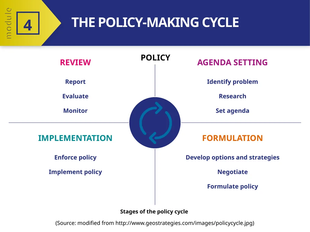 MODULE 4 PART 2 The policy-making process 4 - slide 4 of 12