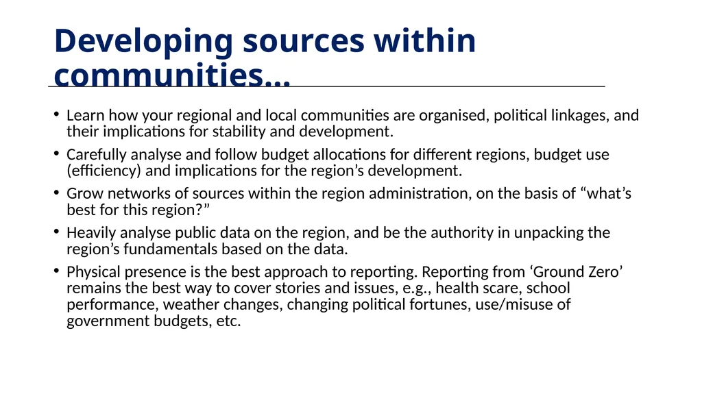 Local Angles for Reporting African Trade Issues - slide 6 of 7